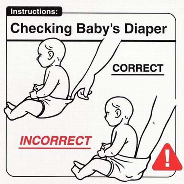 Checking Baby's Diaper