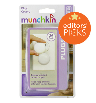 Munchkin outlet plugs, weeSpring top pick, babyproofing