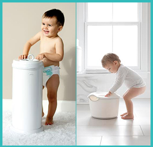 Ubbi diaper pail, snack tweats, 3-in-1 potty, toilet trainers