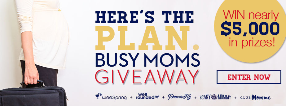 weeSpring here's the plan busy moms giveaway