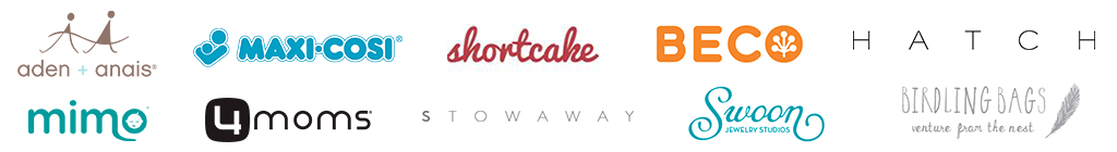 shortcake inc, stowaway cosmetics, 4moms, aden + anais, mimo, maxi-cosi, beco, swoon jewelry, hatch collection, birdling bags, weeSpring giveaway