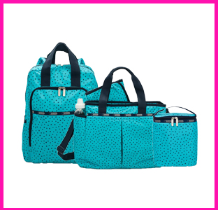 LeSportsac Baby Multi-bottle bag, Ryan diaper bag, Utility baby backpack, weeSpring giveaway