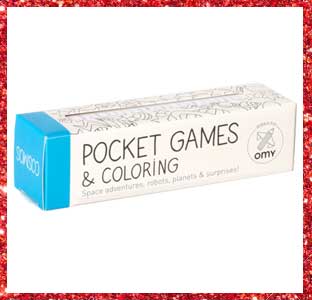 OMY Pocket Games & Coloring, 2016 weeSpring holiday gift guide
