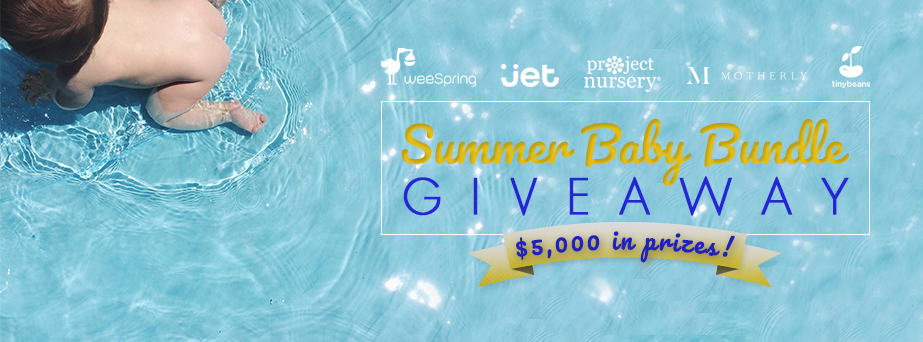Summer Baby Bundle Giveaway, weeSpring, Jet.com, Project Nursery, Motherly, Tiny Beans
