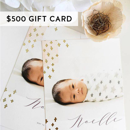 $500 Minted Gift Card, WeeSpring Giveaway