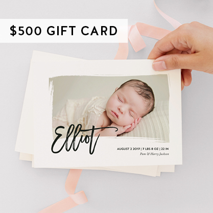 MINTED $500 GIFT CARD